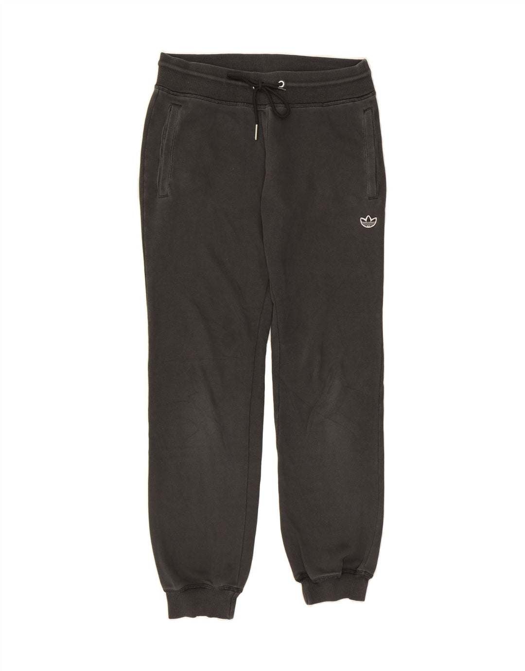 ADIDAS Womens Tracksuit Trousers Joggers IT 42 Medium  Black Cotton Vintage Adidas and Second-Hand Adidas from Messina Hembry 
