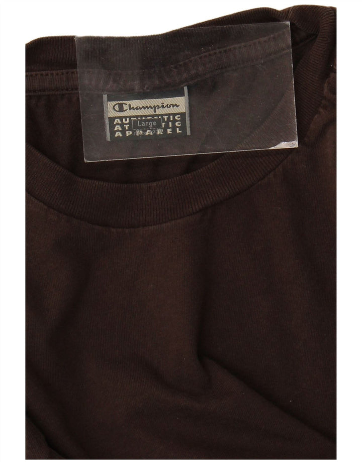Champion Herre T-Shirt Top Stor Brun