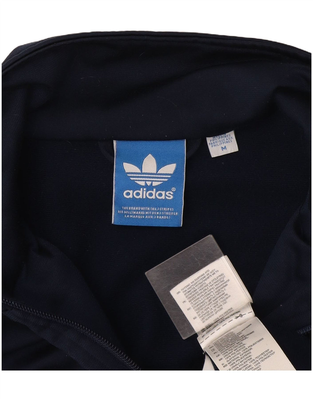Adidas Træningsdragt til mænd Topjakke Medium Marineblå Polyester