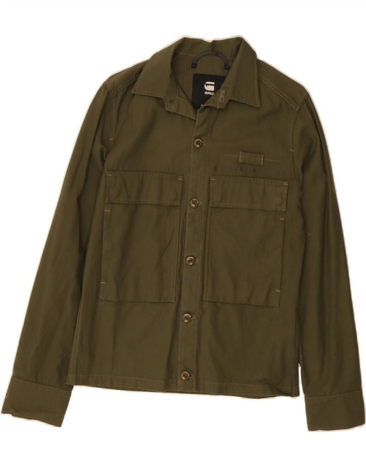 G-STAR Mens Utility Jacket UK 34 XS Khaki Cotton Vintage G-Star and Second-Hand G-Star from Messina Hembry 
