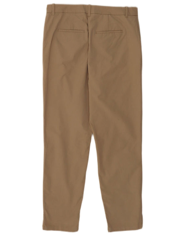 Marks & Spencer koniske chinobukser til kvinder UK 10 Small W30 L26 Beige