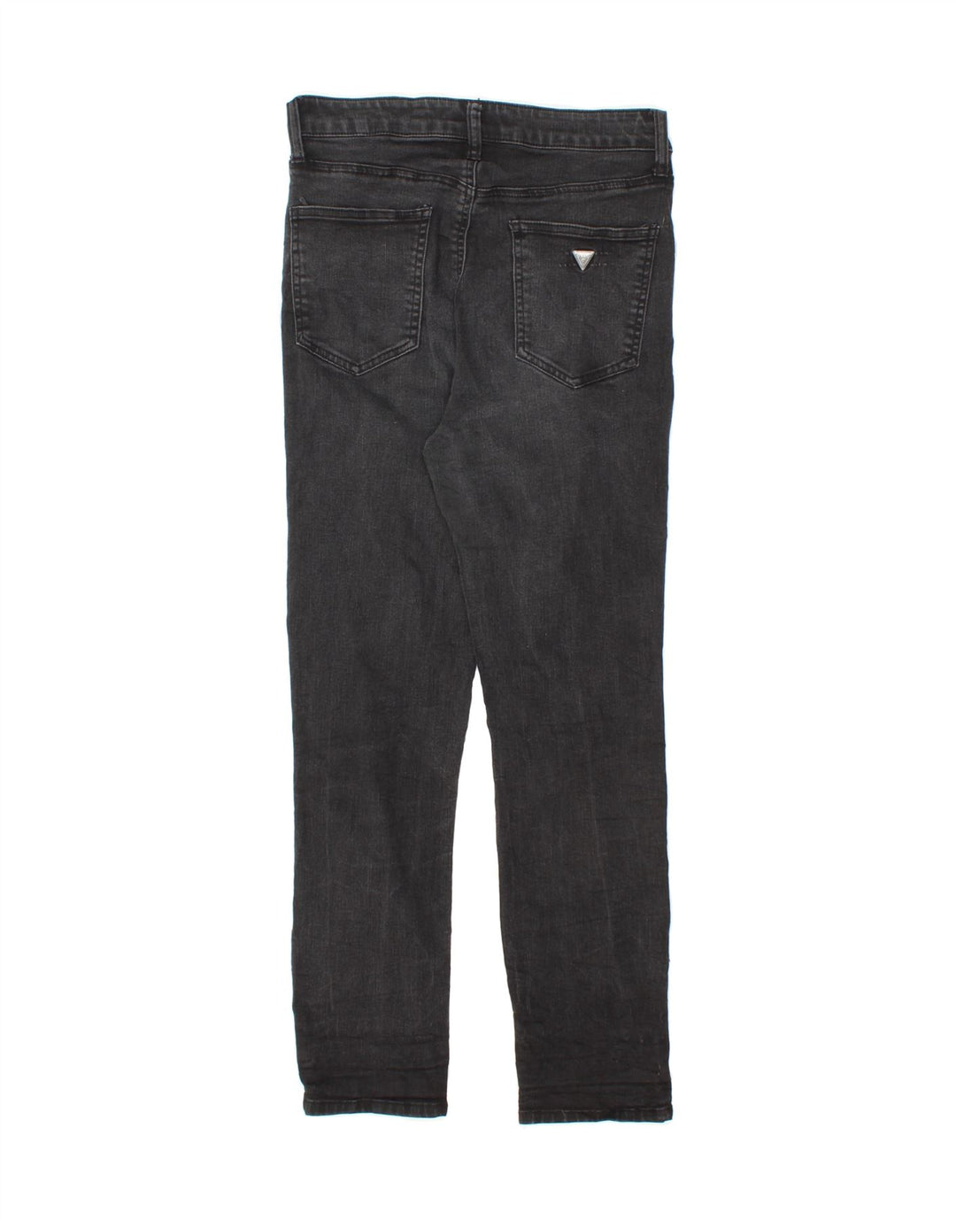GUESS Womens Distressed Slim Jeans W31 L27  Black Cotton Vintage Guess and Second-Hand Guess from Messina Hembry 