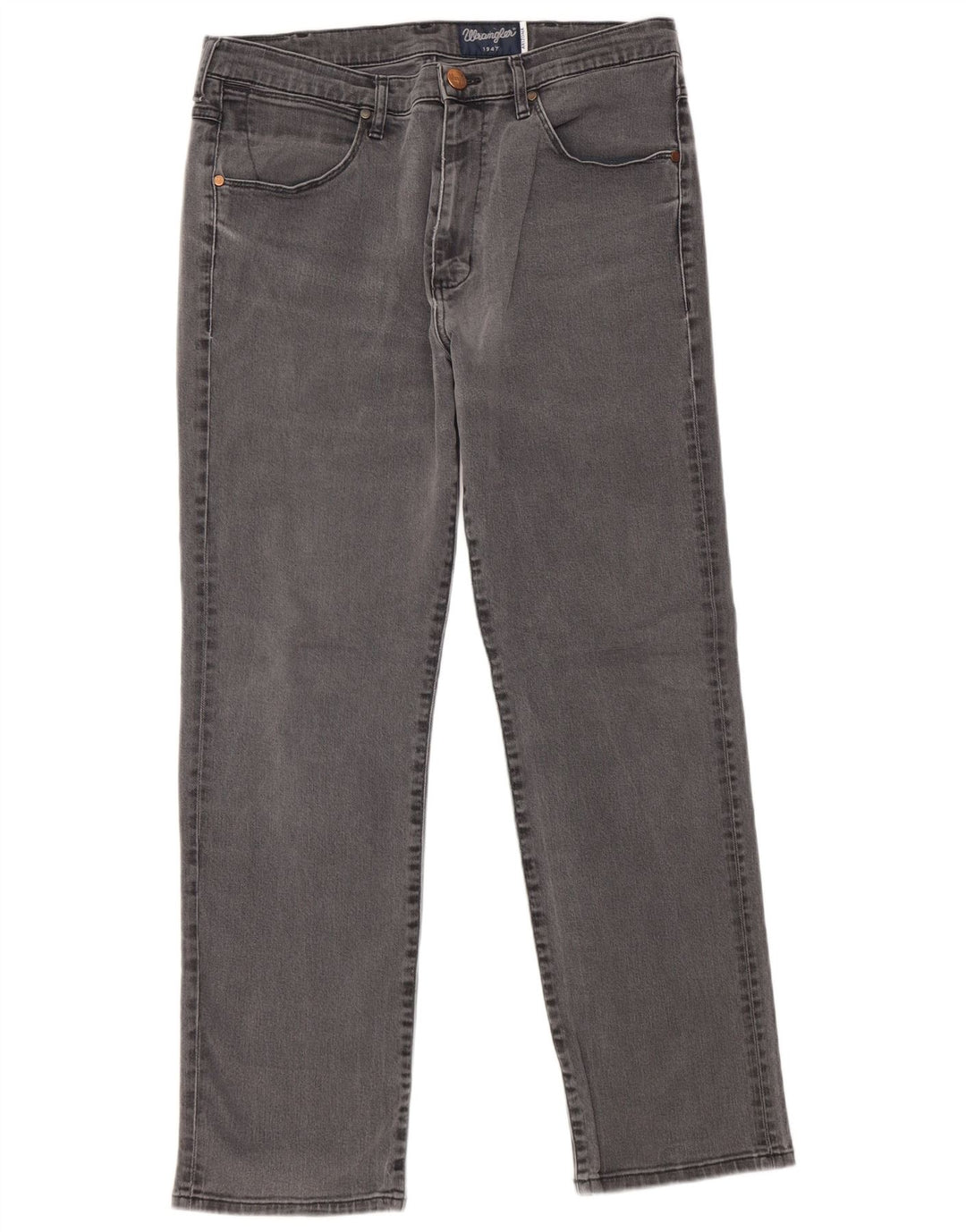 Wrangler Herre Arizona Straight Jeans W34 L30 Grå
