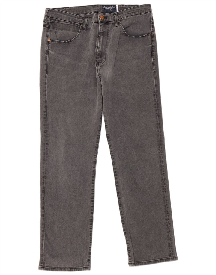 Wrangler Herre Arizona Straight Jeans W34 L30 Grå