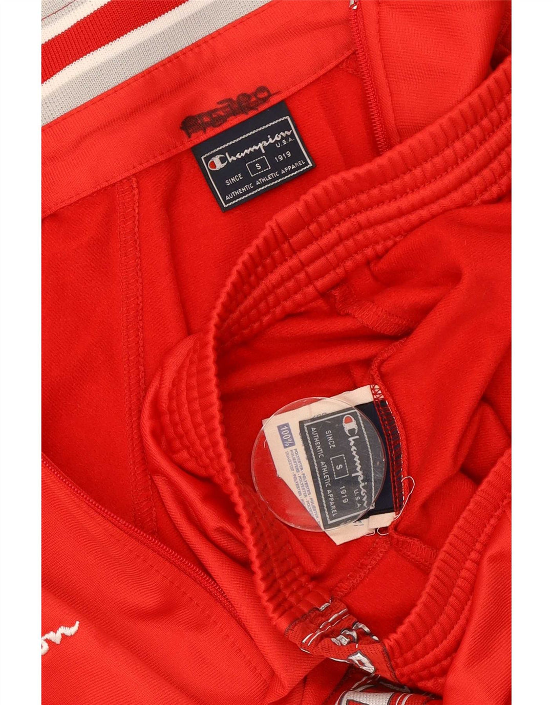 Champion Herre grafisk hel træningsdragt Lille rød Colourblock Polyester