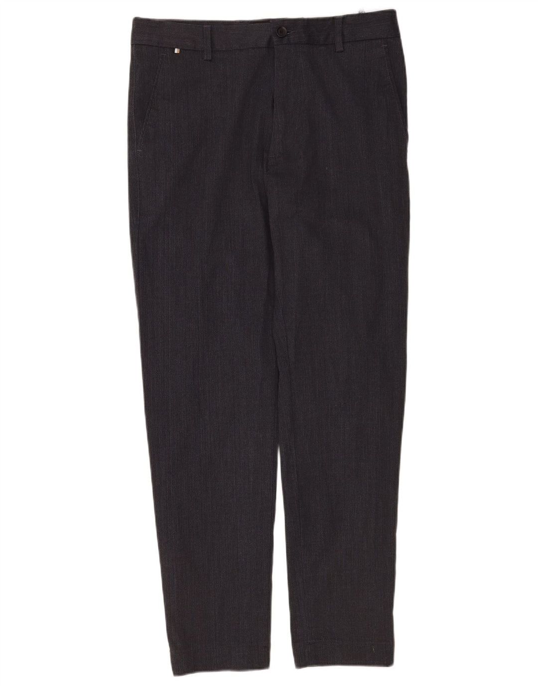 Hugo Boss Herre Kane Regular Fit Chinobukser W30 L32 Grå polyester