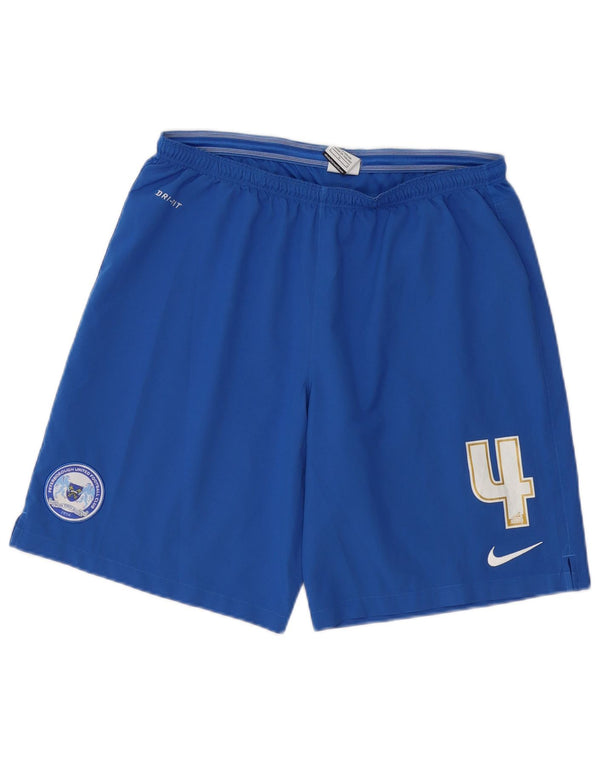 Nike Herre Peterborough United F.C. Sportshorts Stor blå farveblok