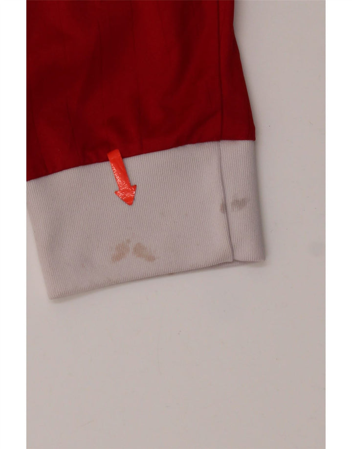 Adidas Herre Climalite Top Langærmet 2XL Rød Polyester