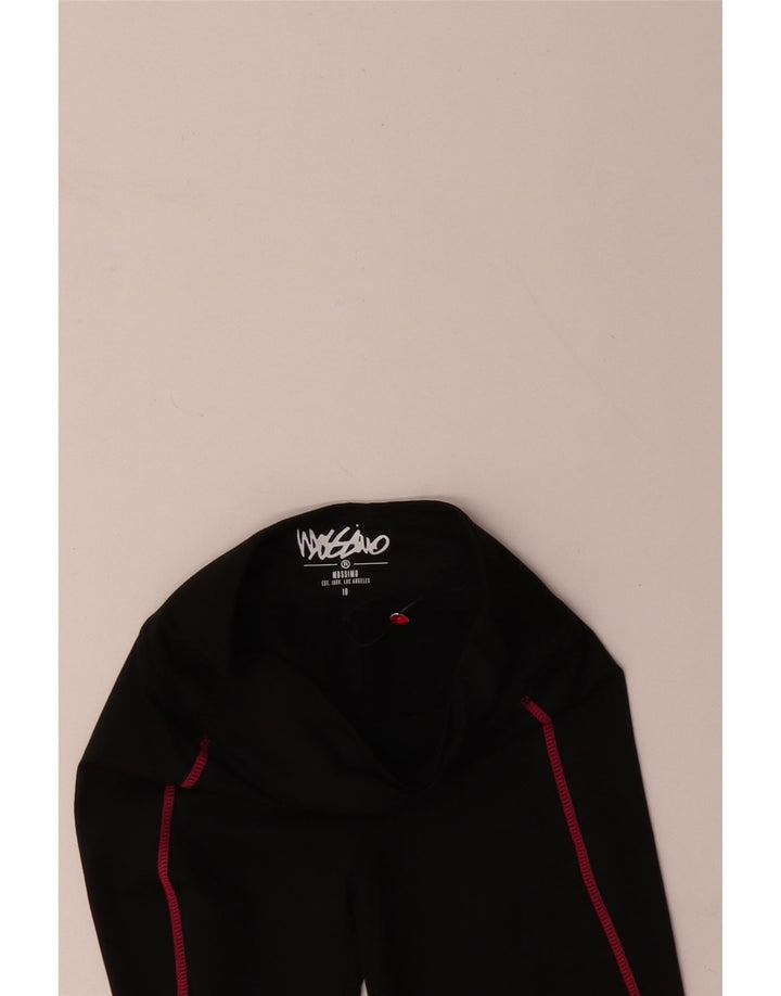 MOSSIMO piger grafiske leggings 9-10 år sorte