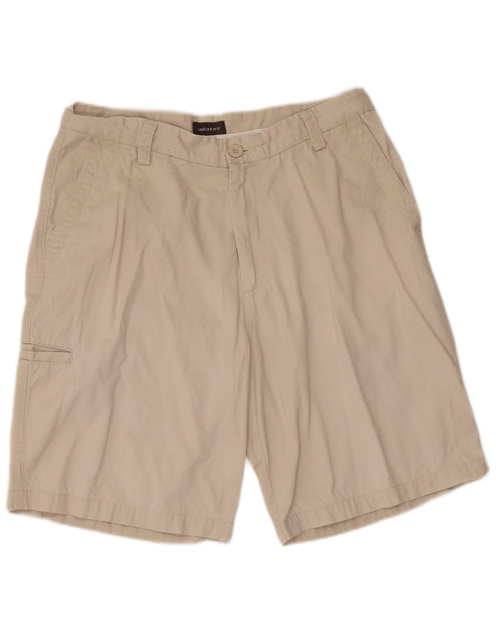 Dockers Herre Cargo Shorts W34 Large Beige Bomuld