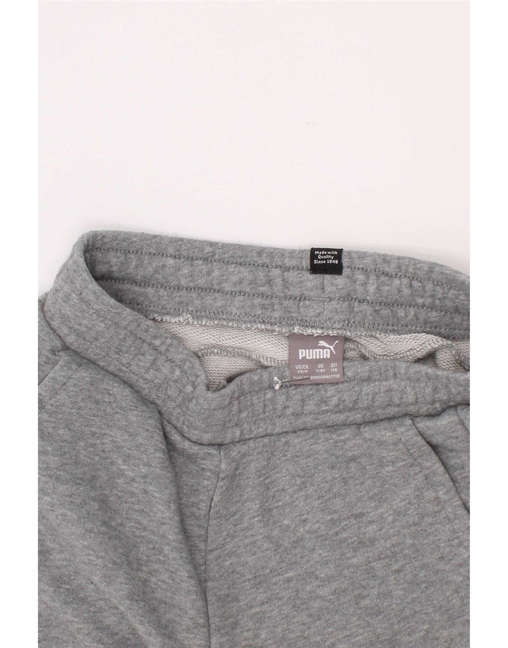Puma Sportsshorts til drenge 7-8 år Grå Flecked Bomuld