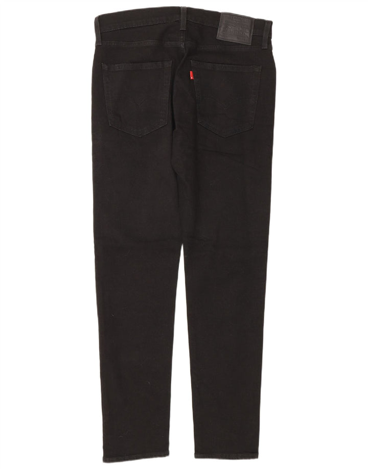 Levi's Herre 512 Slim Tapered Jeans W32 L32 Sort Bomuld