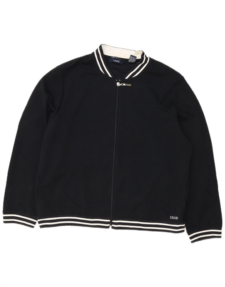 Izod træningsdragt topjakke til kvinder UK 18 XL sort polyester