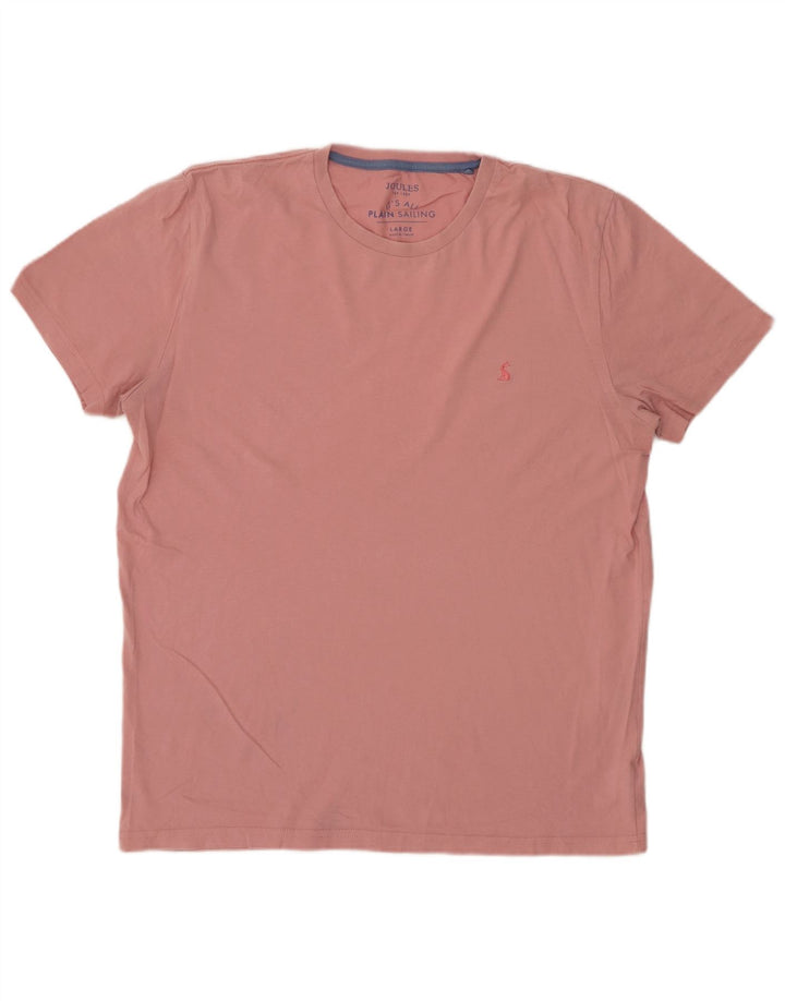 JOULES Herre T-Shirt Top Stor Pink Bomuld