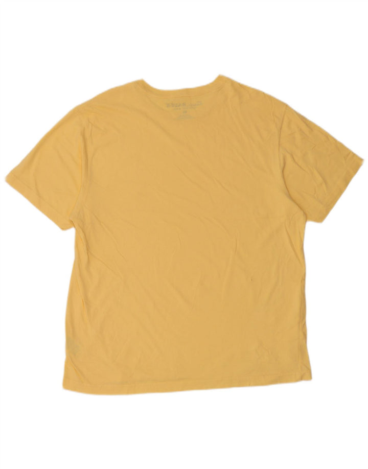 Eddie Bauer Herre T-Shirt Top Medium Gul Bomuld
