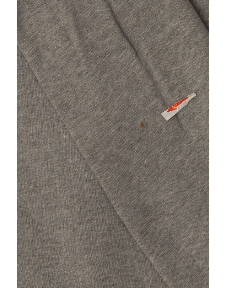 Adidas Sweatshirt-trøje til mænd, stor grå flækket bomuld
