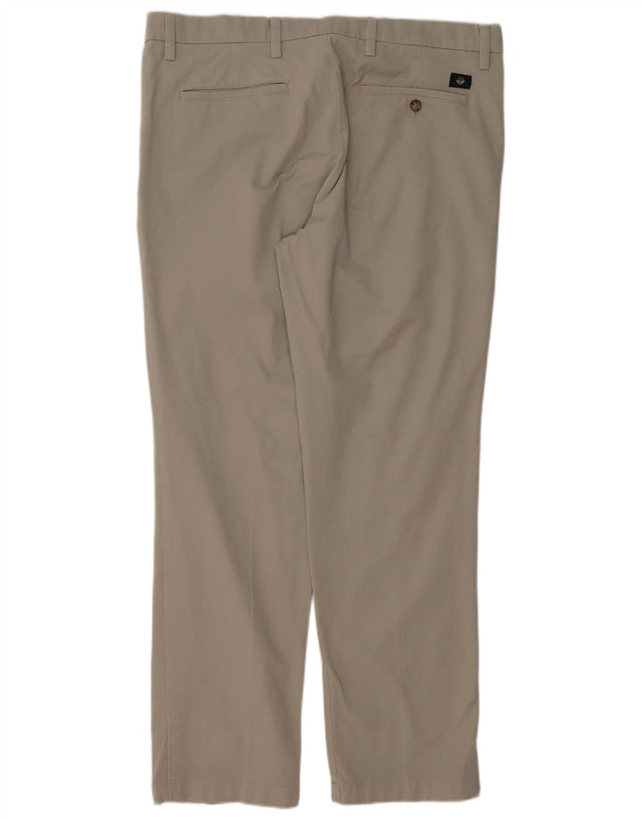 DOCKERS Mens Straight Chino Trousers W38 L31 Beige