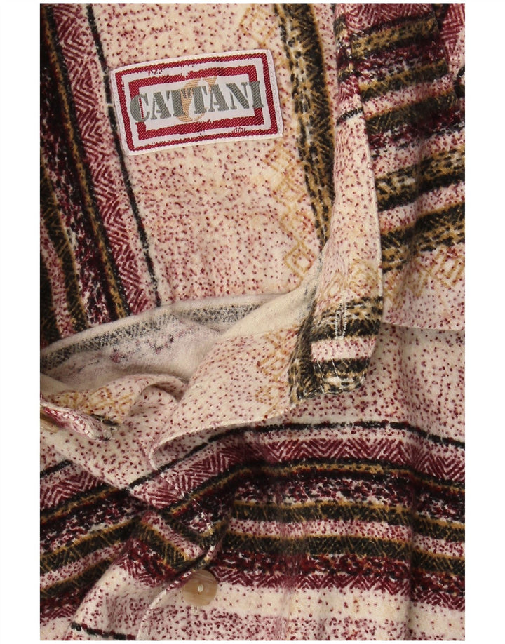 CATTANI Mens Shirt XL Multicoloured Striped