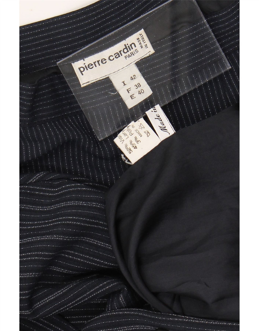 PIERRE CARDIN Dame 2-delt nederdelsæt IT 42 Medium W25 L20 Marineblå