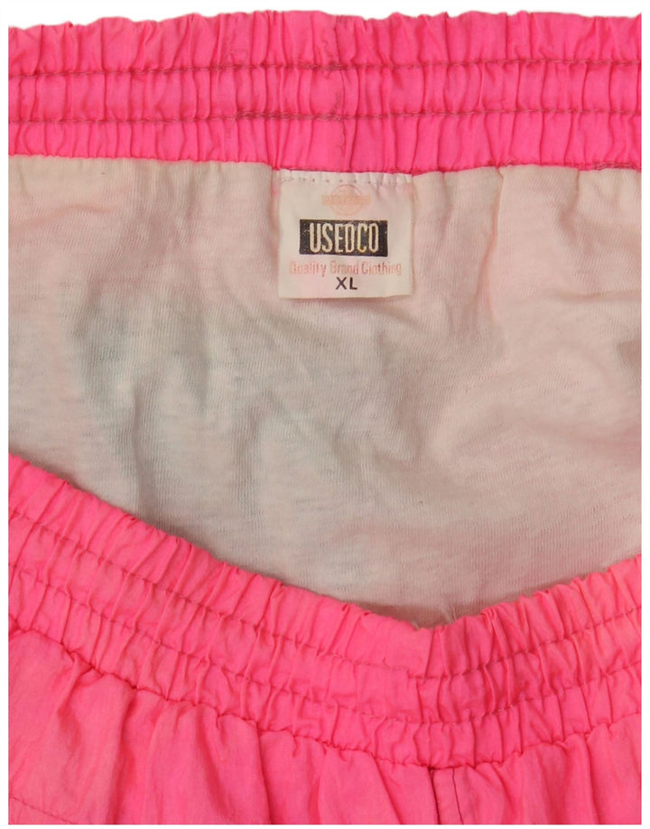 Vintage badetøj til mænd XL Pink Colourblock Polyamid