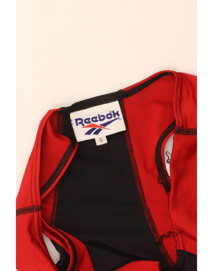 Reebok Damebadetøj UK 10 Small Black Colourblock Polyester