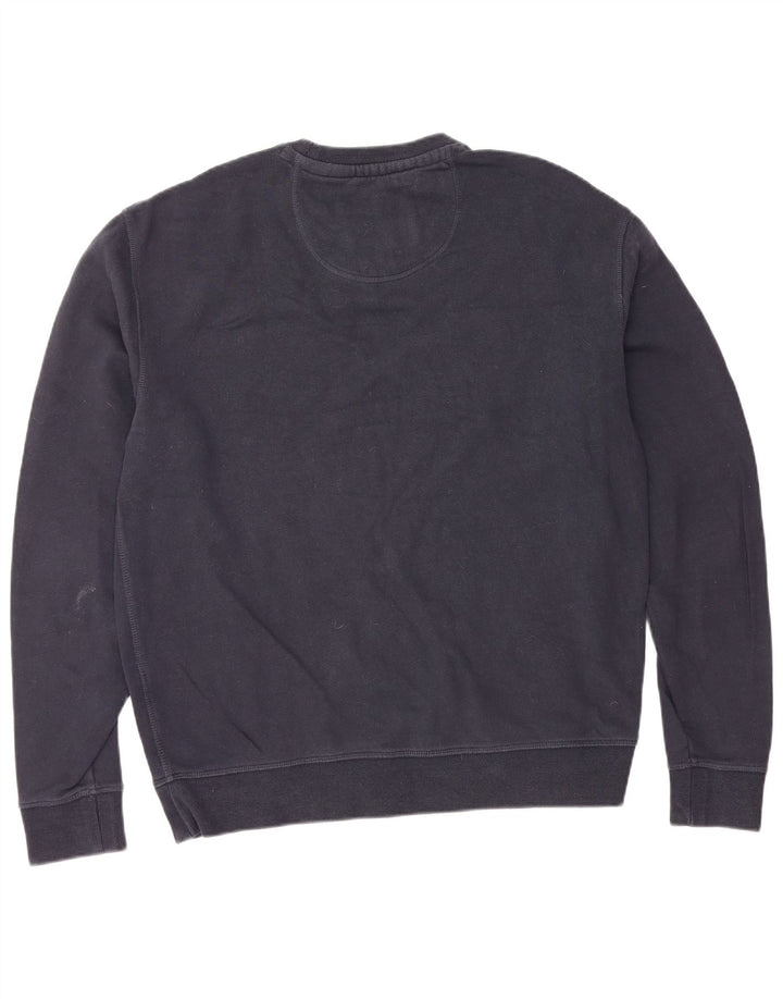 JACK WILLS Sweatshirt til mænd Stor marineblå bomuld