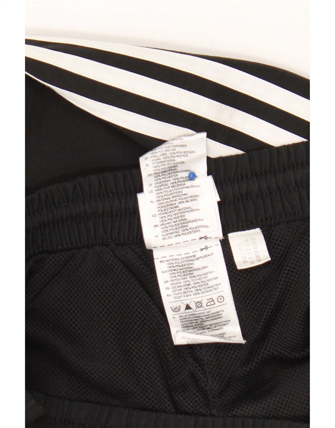Adidas Træningsdragtsbukser til mænd UK 46/48 XL Sort Polyester