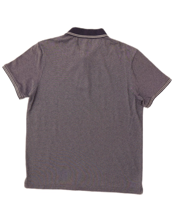 CHAMPION Herre Easy Fit Polo Shirt Large Navy Blue