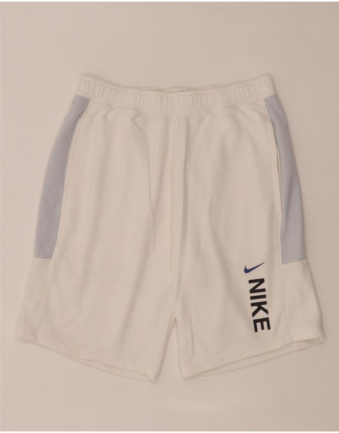Nike Herre grafiske sportsshorts Medium White Colourblock Bomuld