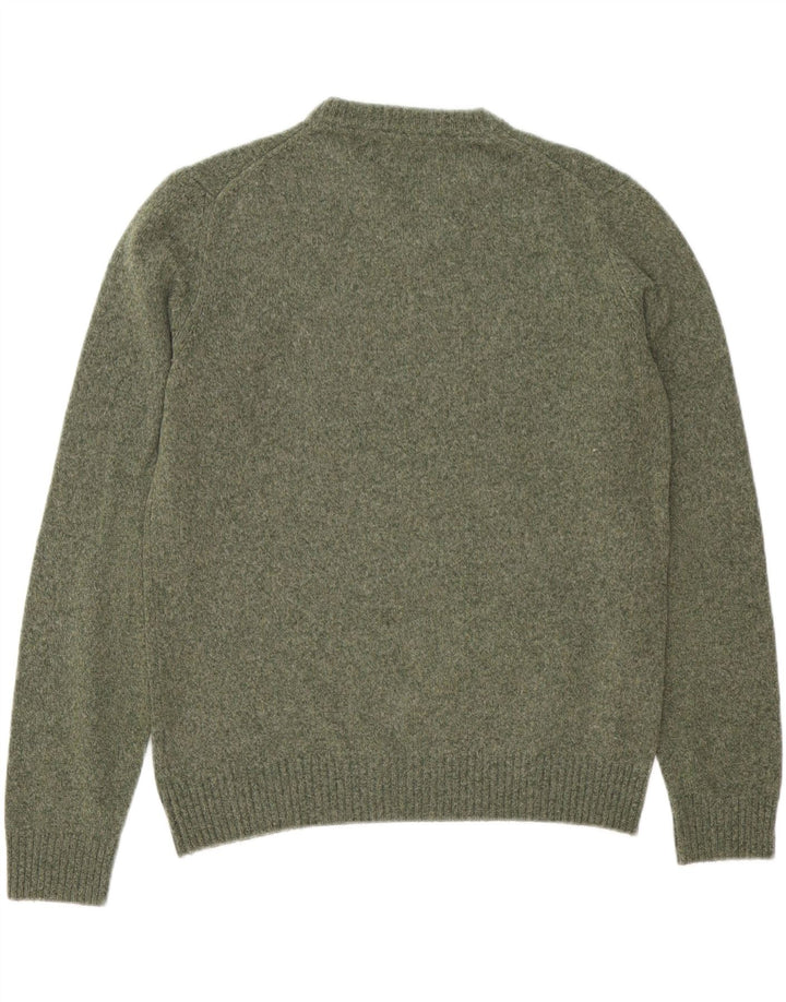 MARLBORO CLASSICS Herre V-hals sweater mellemgrøn