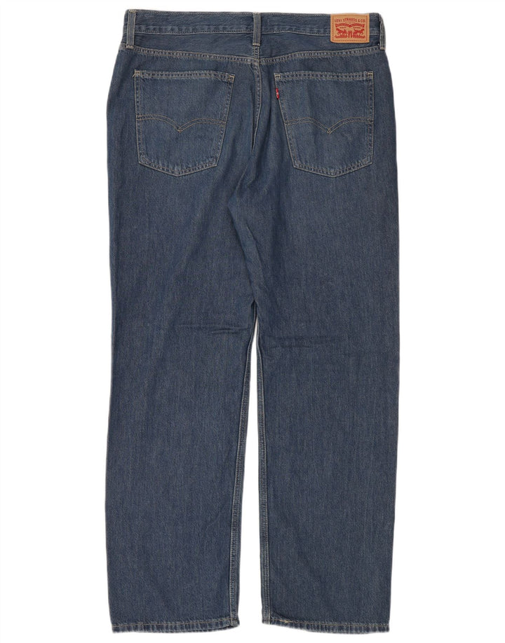 Levi's Herre Low Pro Straight Jeans W32 L32 Blå Bomuld