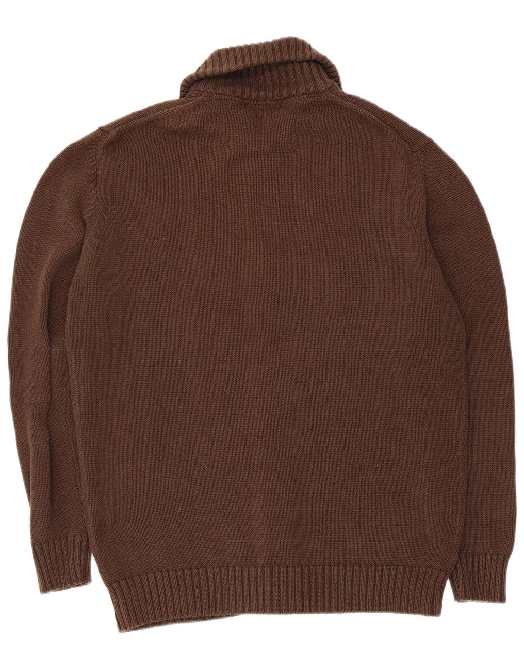 Zara herre cardigan sweater XL brun bomuld