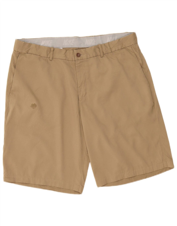 Nike Herre Dri Fit Chino Shorts W36 Large Beige Polyester