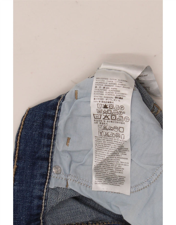 Levi's Dame 505 lige jeans US 6 Medium W28 L32 Marineblå Bomuld