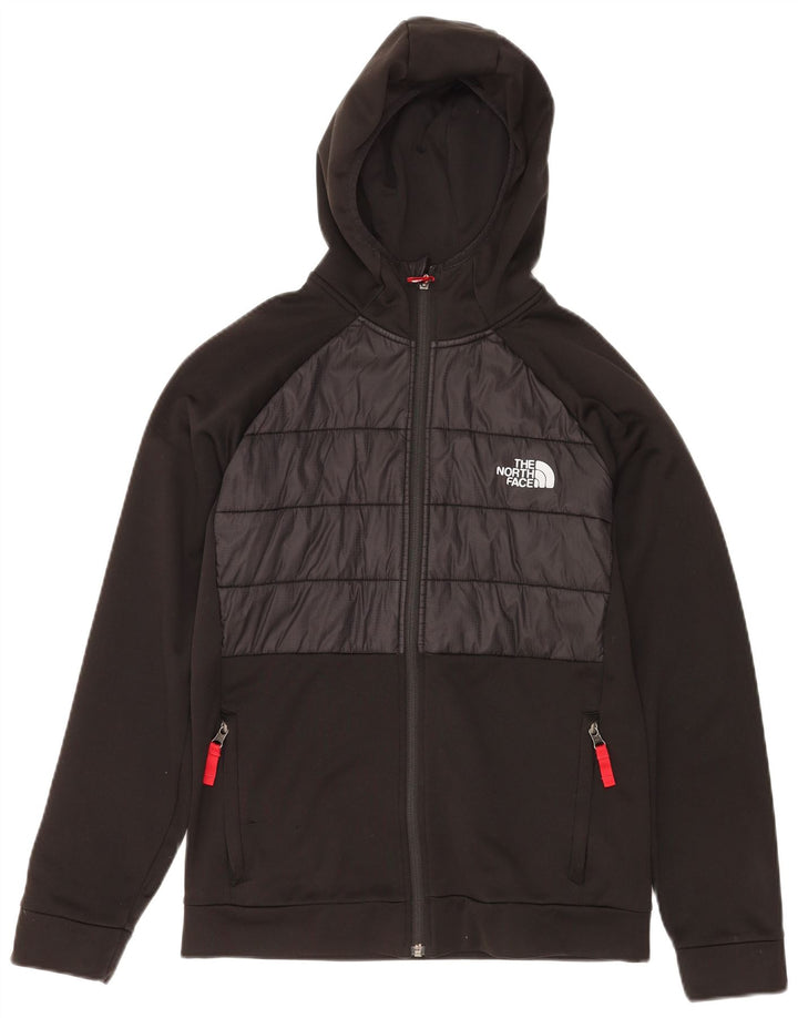 THE NORTH FACE Drenge hættetrøje med lynlås 14-15 år XL Sort Colourblock