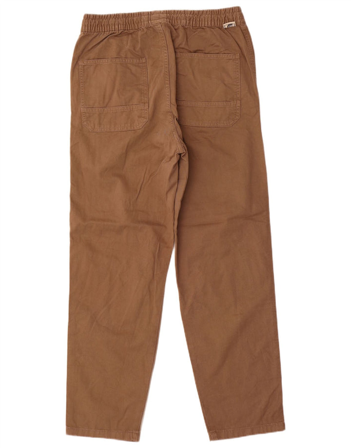 Zara Herre Lige Chino Bukser Medium W32 L30 Brun Bomuld