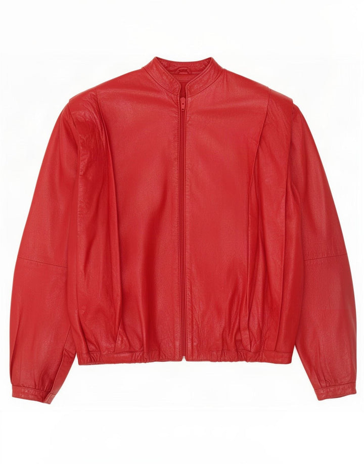 Beged-Or Dame Læderjakke UK 16 Large Red