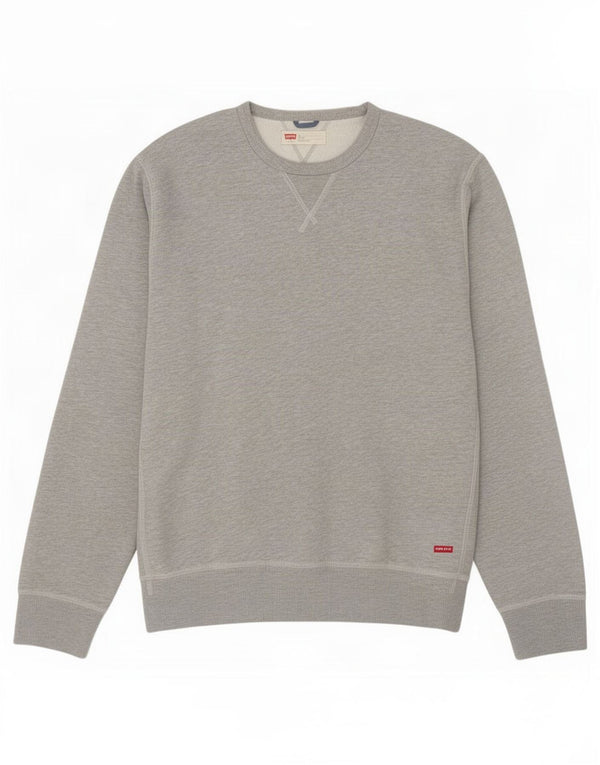 Levi's Herre Standard Fit Sweatshirt Jumper XL Grå