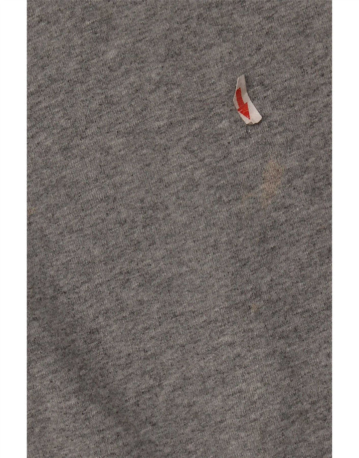 Adidas Dame Sweatshirt Jumper UK 12/14 Medium Grey Bomuld