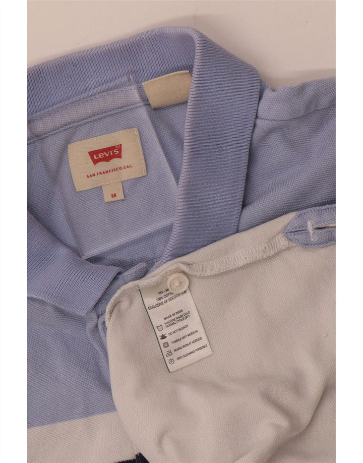 LEVI'S Poloshirt til mænd Medium White Colourblock Bomuld