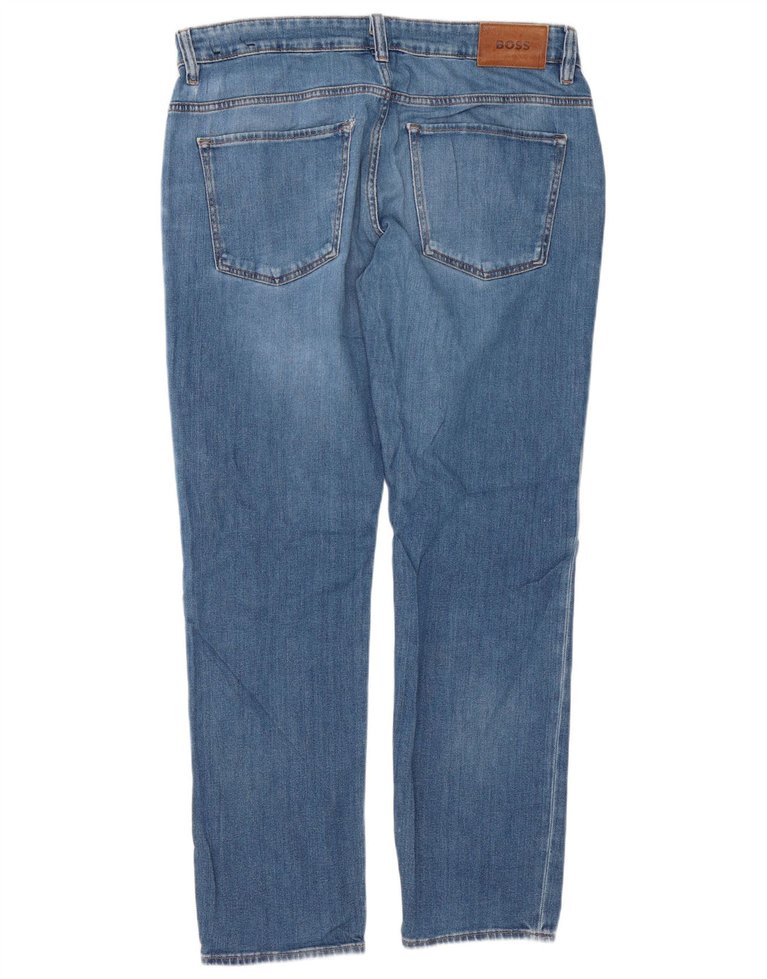 Hugo Boss Herre Delaware Slim Jeans W40 L32 Blå