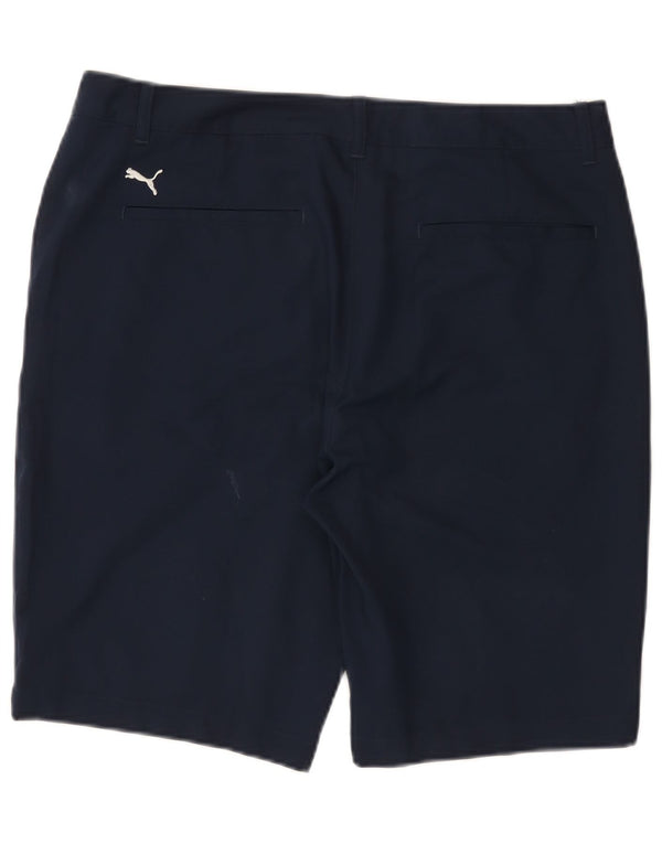 Puma Chino Shorts til mænd W34 Large Navy Blue Polyester