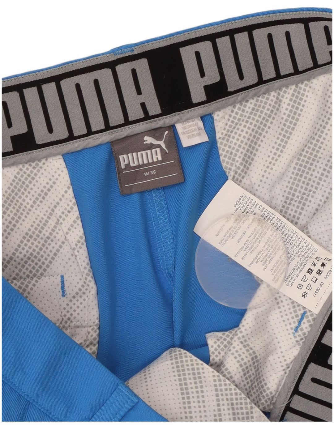 Puma Herre Chino Shorts W36 Large Blue Polyester