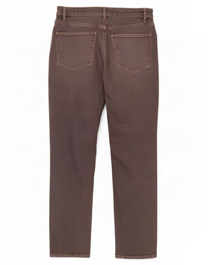 Zara Dame Straight Jeans EU 40 Medium W30 L29 Grå