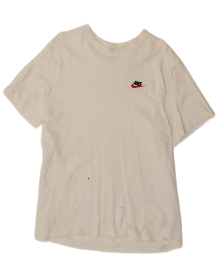 Nike herre T-shirt top XL hvid bomuld