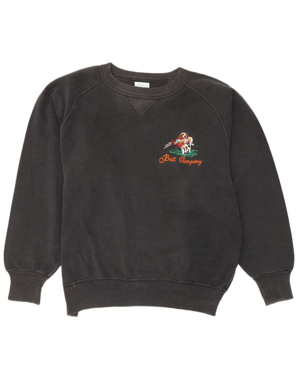Best Company Herre Sweatshirt Jumper Large Sort Bomuld