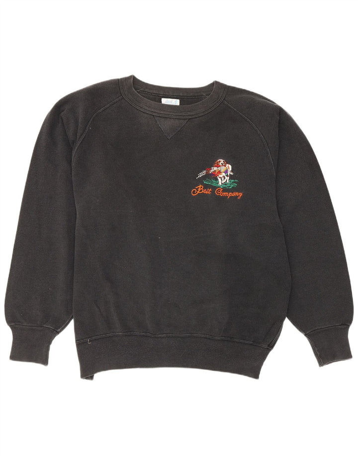 Best Company Herre Sweatshirt Jumper Large Sort Bomuld