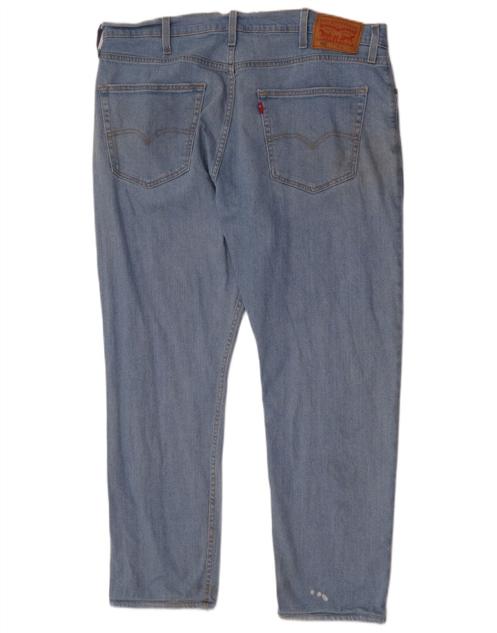 Levi's Herre 502 tilspidsede jeans W38 L32 blå bomuld