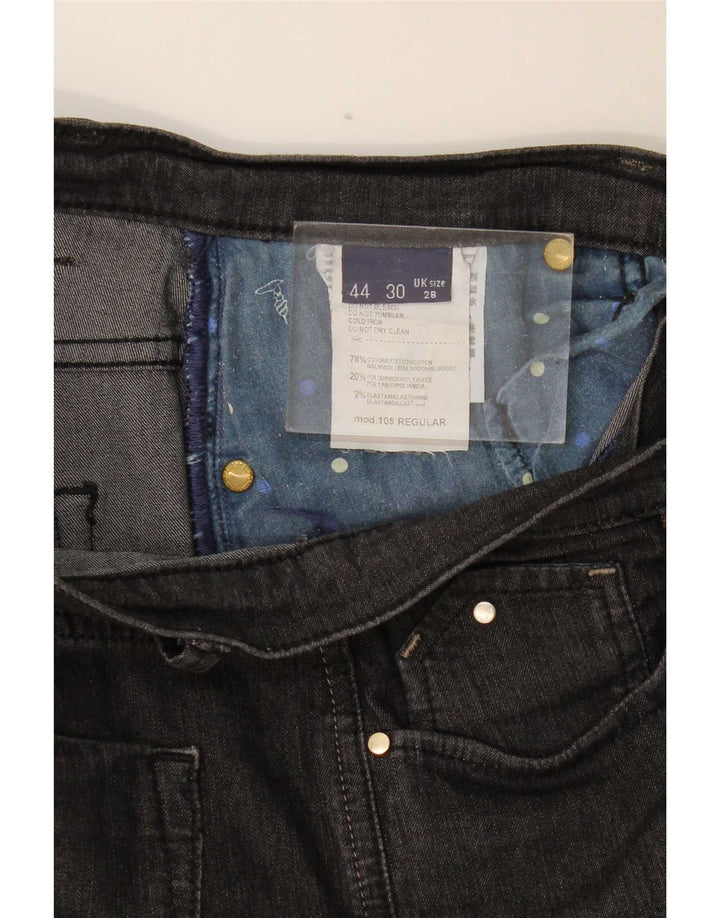 Trussardi Lige Jeans til kvinder IT 44 Medium W28 L28 Grå Bomuld