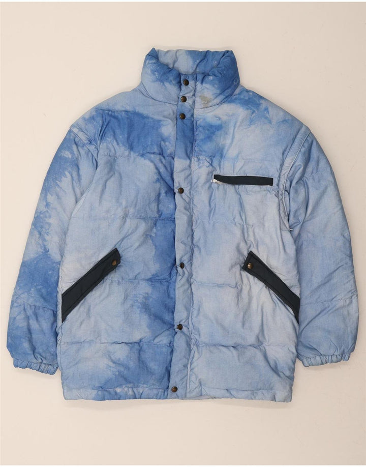 VINTAGE Mens Padded Jacket IT 46 Small Blue Vintage Vintage and Second-Hand Vintage from Messina Hembry 